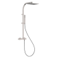 Conjunto monomando ducha SLIM-TRES MURAL acero - 20219101AC