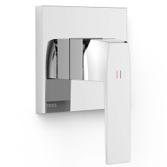 Monomando ducha empotrado 1-vía SLIM-TRES RAPID-BOX cromo - 20227810 - Tres