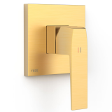 Monomando ducha empotrado 1-vía SLIM-TRES RAPID-BOX oro mate - 20227810OM 1