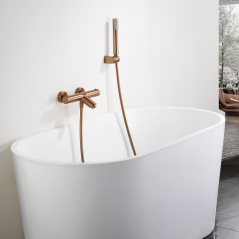 Termostático baño-ducha MONZA oro rosa cepillado - BTM039-4ORC - Imex