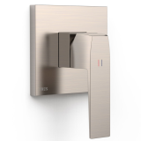 Monomando ducha empotrado 1-vía SLIM-TRES RAPID-BOX acero - 20227810AC 1