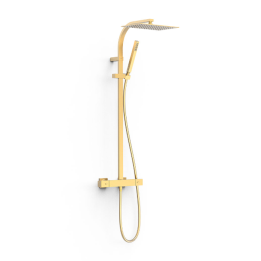 Conjunto termostático ducha OVER-WALL oro mate - 19039306OM 1