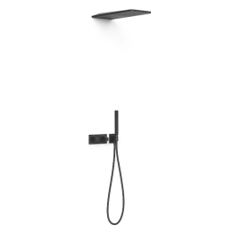 Kit termostático ducha empotrado 2-vías B-SYSTEM negro mate - 30725205NM 1