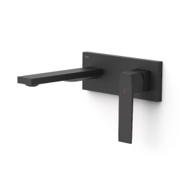 Monomando lavabo empotrado SLIM-TRES negro mate - 2023003*NM 1
