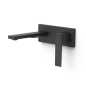 Monomando lavabo empotrado SLIM-TRES negro mate - 2023003*NM