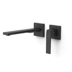 Monomando lavabo empotrado SLIM-TRES negro mate - 2023002*NM - Tres