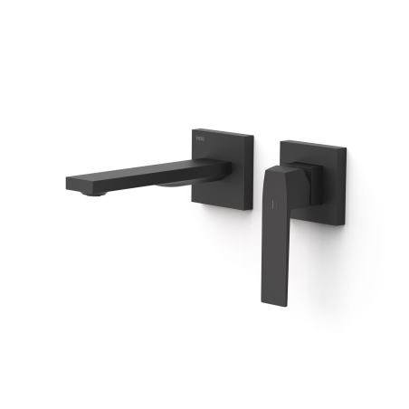 Monomando lavabo empotrado SLIM-TRES negro mate - 2023002*NM - Tres