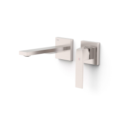 Monomando lavabo empotrado SLIM-TRES acero - 2023002*AC - Tres