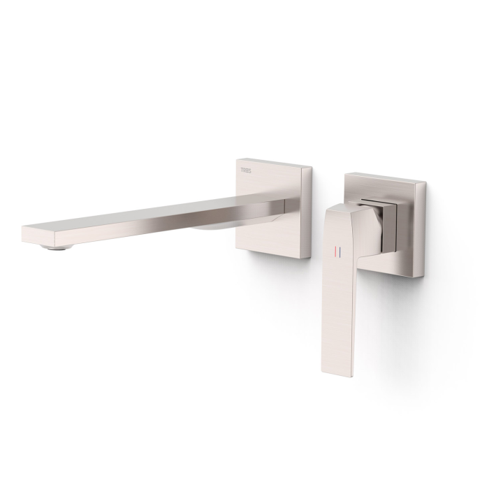 Monomando lavabo empotrado SLIM-TRES acero - 2023002*AC 3