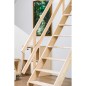 Escalera modular de madera MSU UNIVERSAL - Fakro