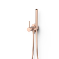 Monomando empotrar bidé WC STUDY-TRES oro rosa mate - 134123OPM - Tres