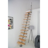 Escalera recta huecos reducidos MONACO - Maydisa 1