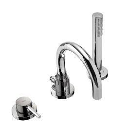 Monomando bañera repisa STUDY-TRES cromo - 26215001 1