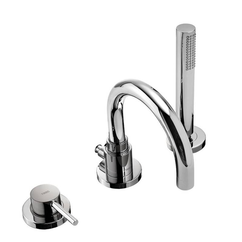 Monomando bañera repisa STUDY-TRES cromo - 26215001