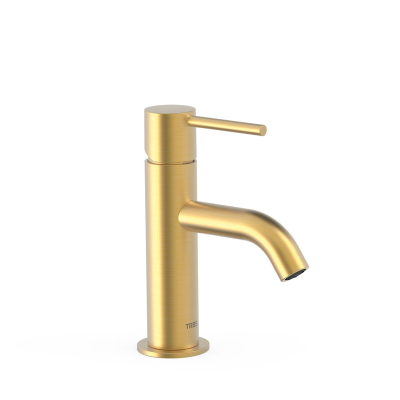 Monomando lavabo STUDY-TRES oro mate - 26290301OM