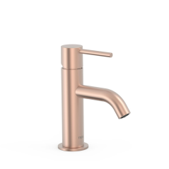 Monomando lavabo STUDY-TRES oro rosa mate - 26290301OPM - Tres