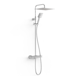 Conjunto termostático ducha OVER-WALL cromo - 19038702 1