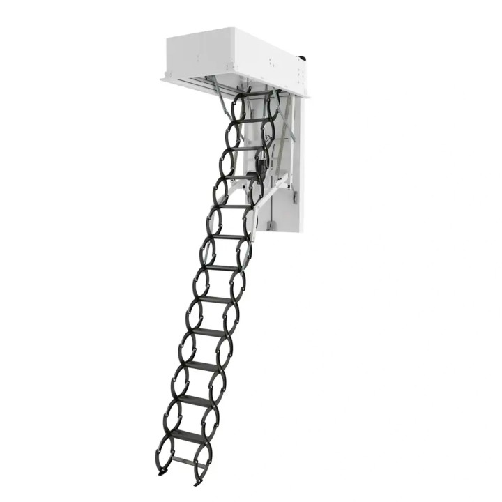 Escalera escamoteable de tijera metálica LET ELECTRIC - Fakro 1
