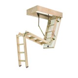 Escalera escamoteable de tramos de madera C3T ISO madera - Maydisa 1