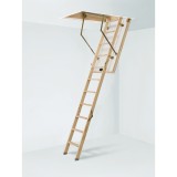 Escalera escamoteable de tramos de madera C3T ISO madera - Maydisa 2