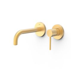 Monomando lavabo empotrado STUDY-TRES oro mate - 2623002*OM - Tres