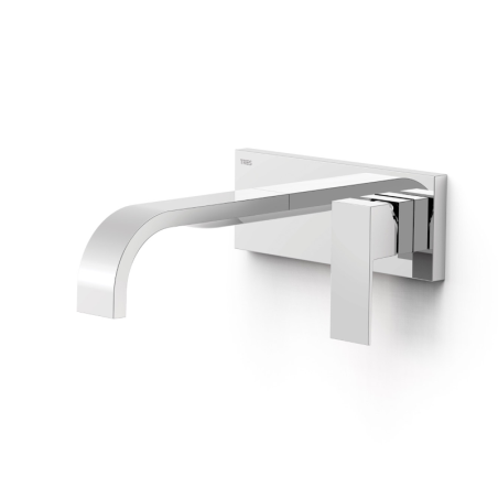 Monomando lavabo empotrado CUADRO-TRES cromo - 0063003* - Tres
