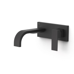 Monomando lavabo empotrado CUADRO-TRES negro mate - 0063003*NM - Tres