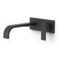 Monomando lavabo empotrado CUADRO-TRES negro mate - 0063003*NM