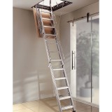 Escalera escamoteable de tramos PK-4 metálica galvanizada - Maydisa 2