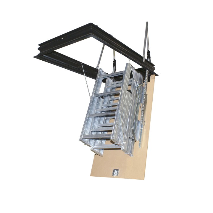 Escalera escamoteable de tramos PK-4 metálica galvanizada - Maydisa 4