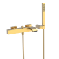 Monomando baño-ducha CUADRO-TRES oro mate - 0071700203OM