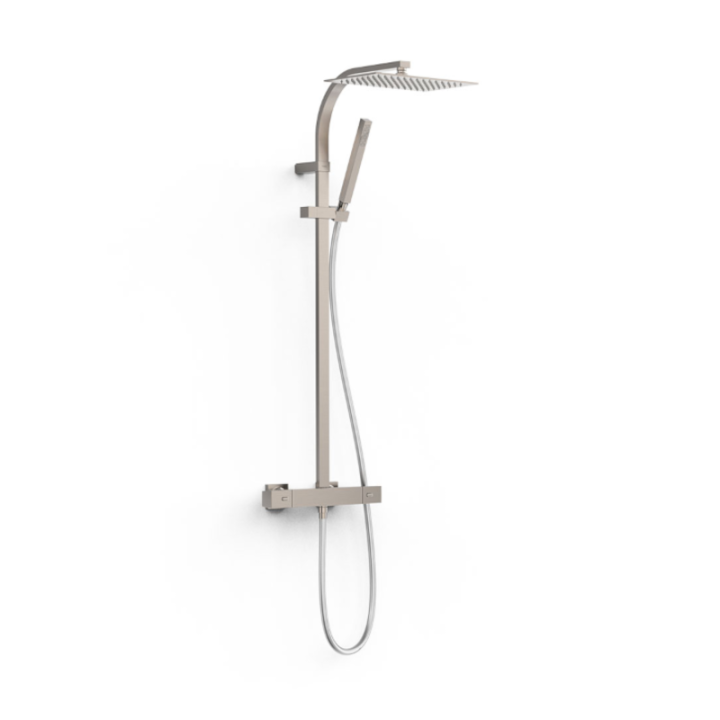 Conjunto termostático ducha OVER-WALL acero - 19039306AC 1