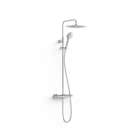Conjunto termostático ducha OVER-WALL cromo - 19038705 1