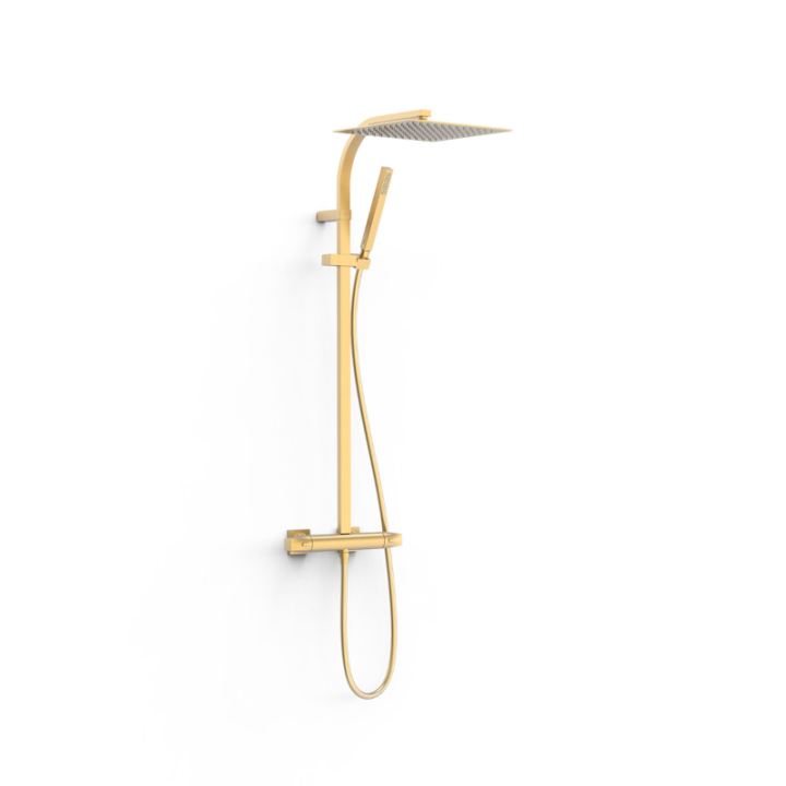 Conjunto termostático ducha OVER-WALL oro mate - 19039305OM 1