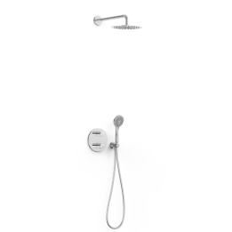 Kit termostático ducha empotrado 2-vías THERM-BOX cromo - 20435004 1