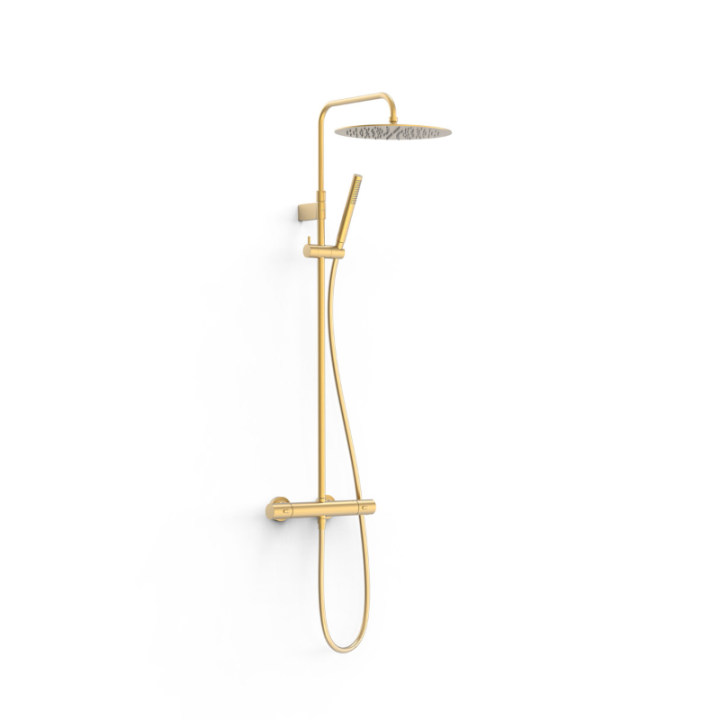 Conjunto termostático ducha OVER-WALL oro mate - 19039302OM 1