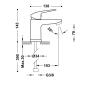 Monomando lavabo BASE PLUS cromo - 21610303