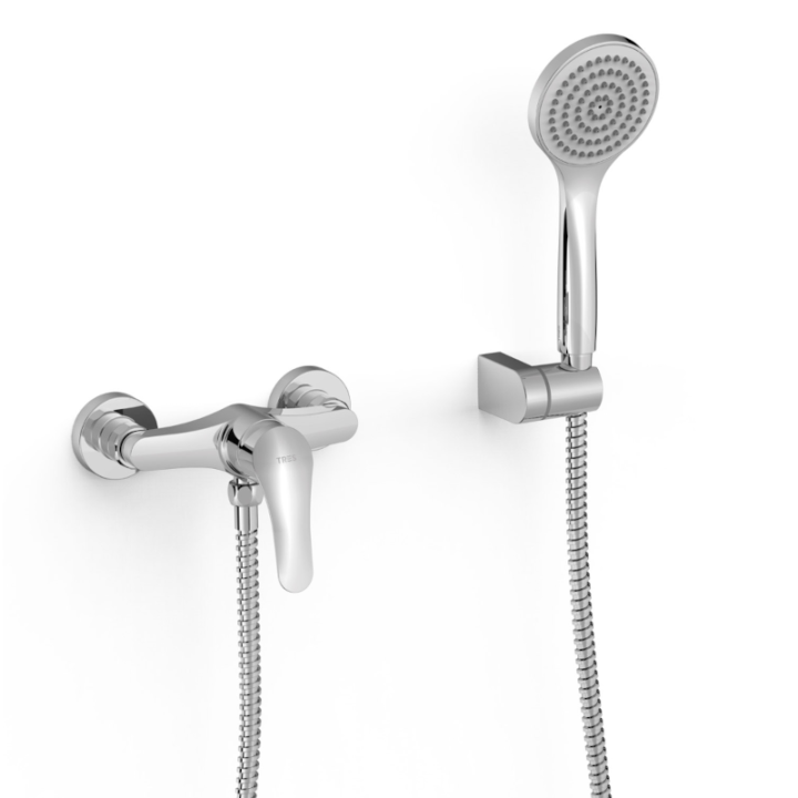 Monomando ducha BASE PLUS cromo - 21616710