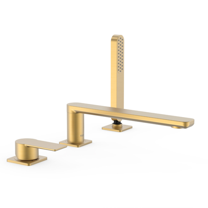 Monomando bañera repisa LOFT-TRES oro mate - 2001620*OM 3