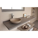 Lavabo resina sobre encimera Acquabella ON-TOP CIRCLE 4