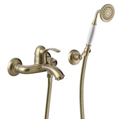 Monomando baño-ducha TRES CLASIC latón viejo - 24217001LV - TRES