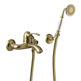 Monomando baño-ducha TRES CLASIC latón viejo mate - 24217001LM 1