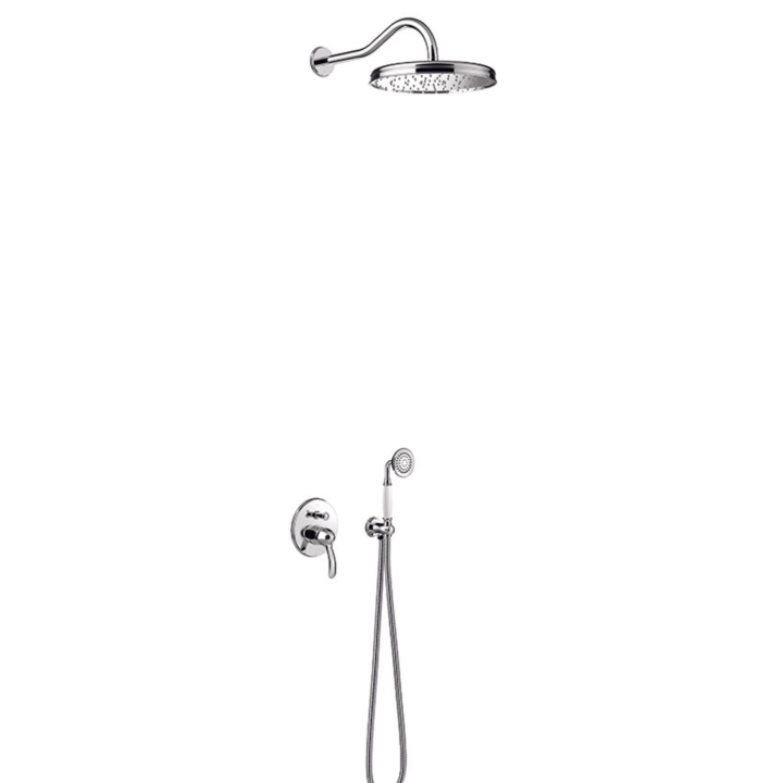 Kit monomando ducha empotrado 2-vías TRES CLASIC cromo - 24218003 1