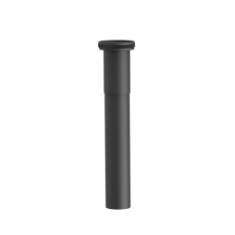 Alargadera sifón telescópico tipo botella TRES negro mate  - 913463320NM 1
