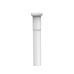 Alargadera sifón telescópico tipo botella TRES blanco mate - 913463320BM