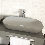 Lavabo resina sobre encimera Acquabella ON-TOP RECTANGLE 2