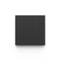 Rociador ducha a techo TRES 405x405mm negro mate - 13495101NM