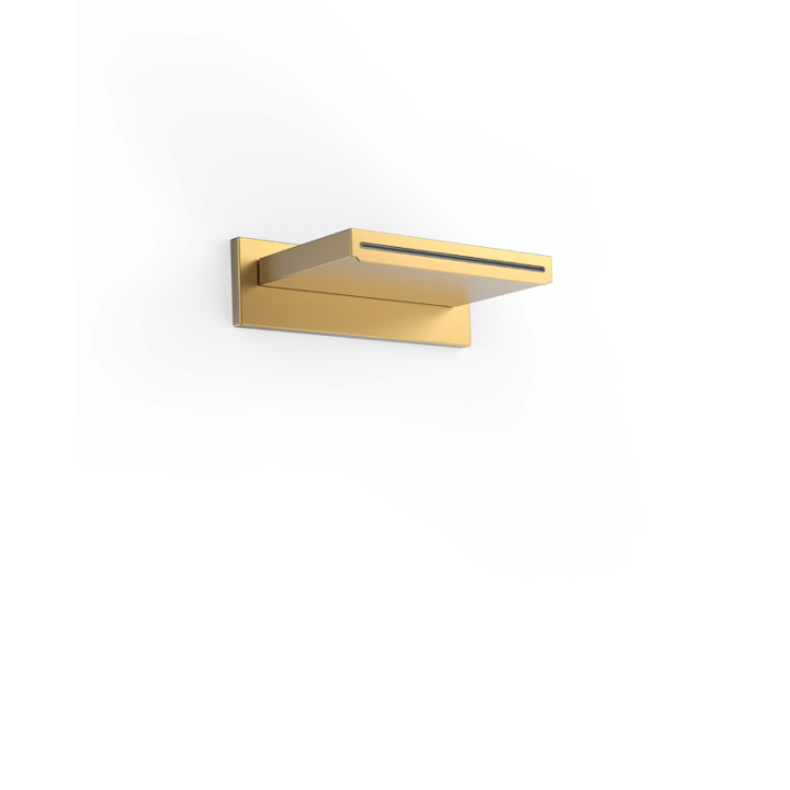 Rociador ducha a pared 154x200 mm. oro mate - 29990304OM