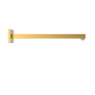 Brazo pared cuadrado TRES oro mate - 13413940OM