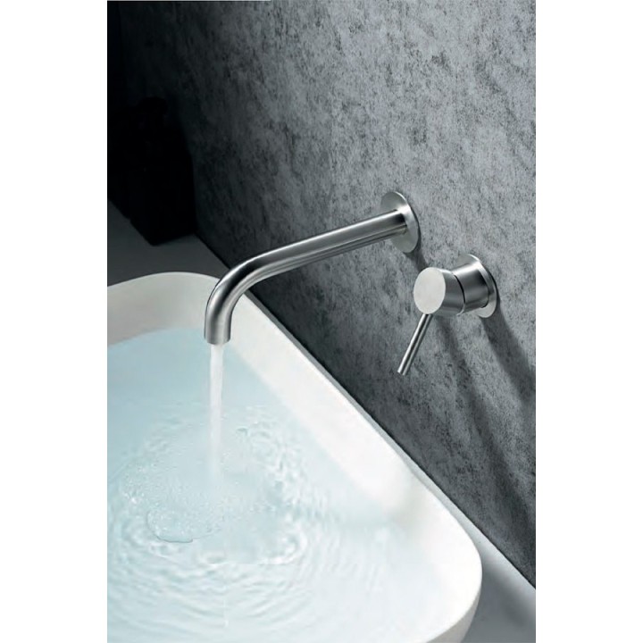 Monomando lavabo empotrado MOSCU acero S316 - GLT023/AC 3